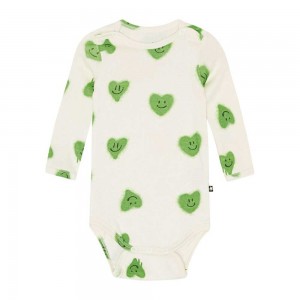 Bodies Babysuits Chłopięce Molo Foss Hearts | PL0001248