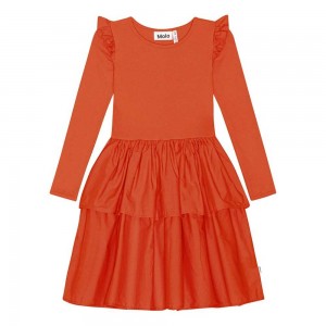 Dresses Dziewczynka Molo Cathi Red Clay | PL0000272