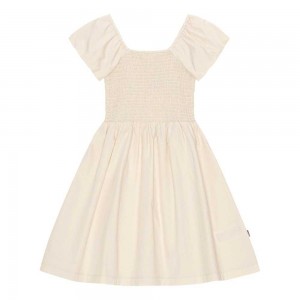 Dresses Dziewczynka Molo Cherisla Chambrey Sand | PL0000231