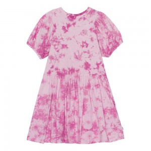 Dresses Dziewczynka Molo Chikako Purple Tie Dye | PL0000254