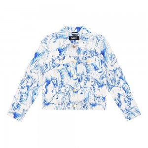 Jackets & Blazers Molo Heidi Blue Horses | PL0000016