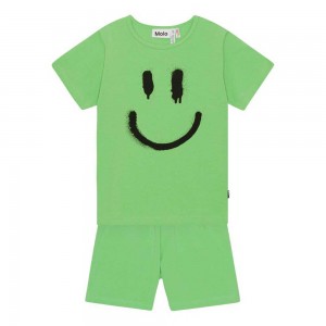 Nightwear Chłopięce Molo Luvis Grass Green | PL0000877