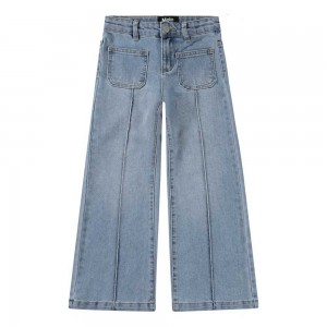 Pants & Jeans Dziewczynka Molo Adina Light Blue Denim | PL0000346