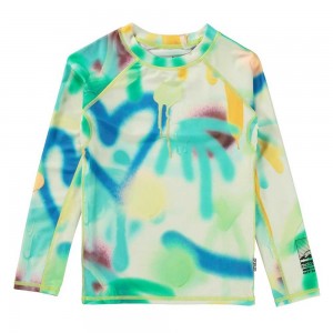 Rash guards Molo Neptune LS Palmtree Spray | PL0001072