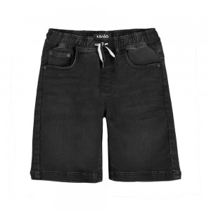 Shorts Chłopięce Molo Ali Washed Black | PL0000687