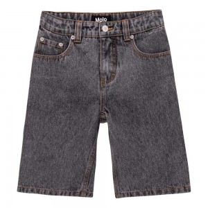 Shorts Chłopięce Molo Art Black Washed | PL0000692