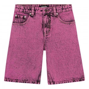 Shorts Chłopięce Molo Art Pinkish Overdye | PL0000727