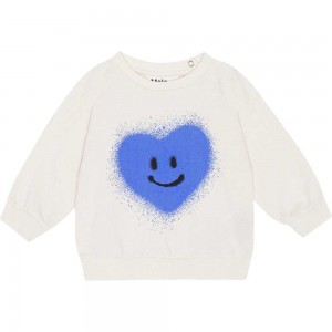 Sweatshirts Cardigans Chłopięce Molo Disc Blue Heart | PL0001394