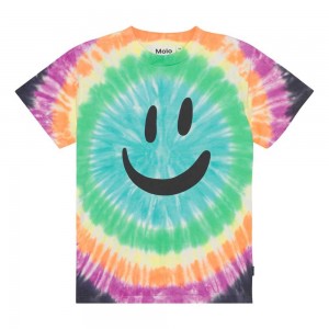 T Shirts Tops Chłopięce Molo Roxo Smiling Colours | PL0000831