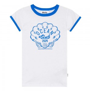 T Shirts Tops Dziewczynka Molo Rhiannon Ocean Club | PL0000493