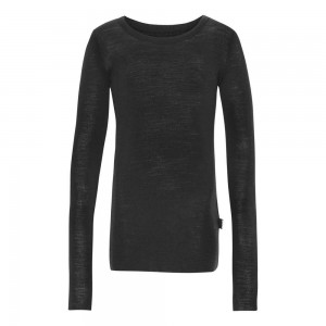 T Shirts Tops Dziewczynka Molo Rihanna Wool Black | PL0000555