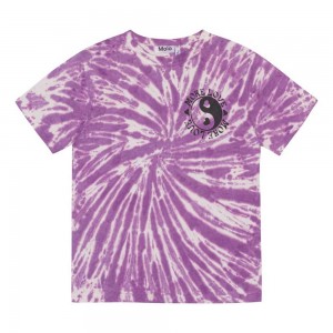 T Shirts Tops Dziewczynka Molo Riley Love Tie Dye | PL0000563