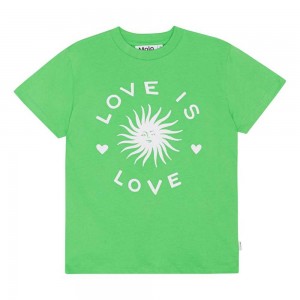 T Shirts Tops Dziewczynka Molo Roxo Love Is Love | PL0000515