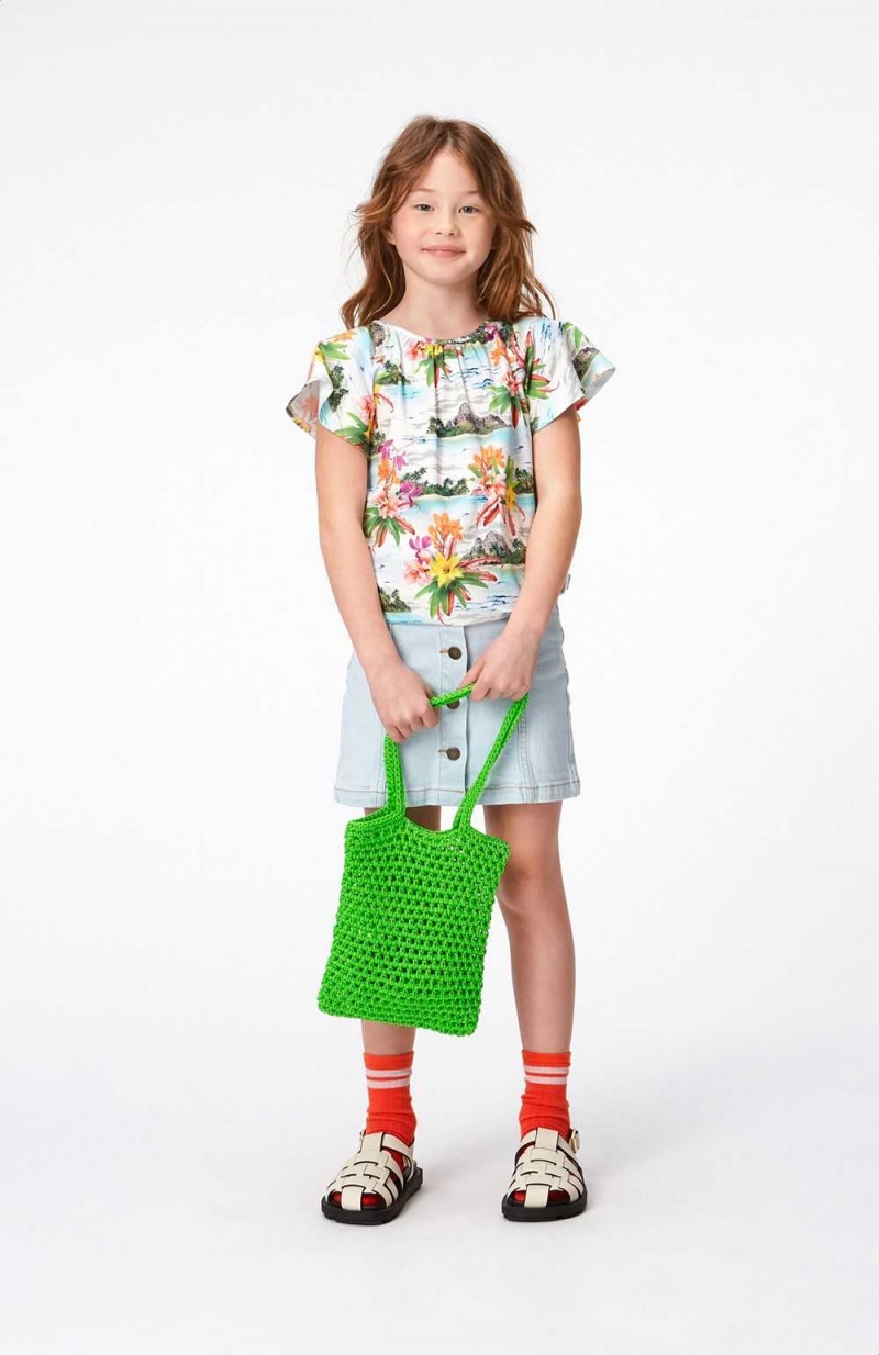 Bags Molo Crochet Bag Classic Green | PL0000896