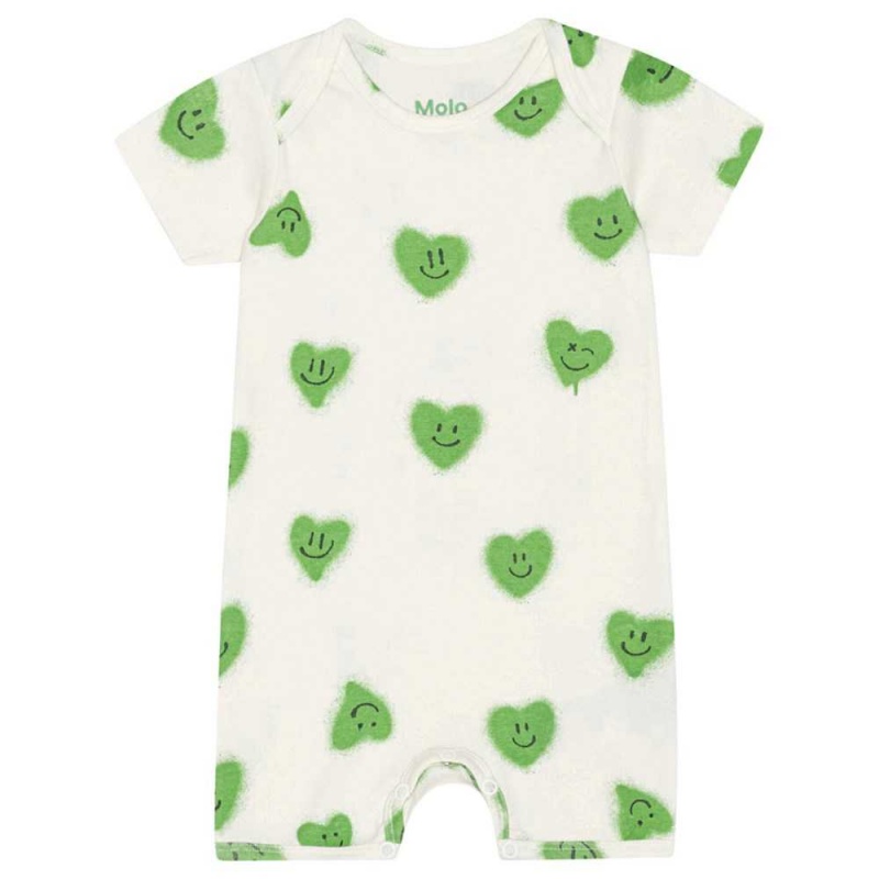 Bodies Babysuits Chłopięce Molo Free Hearts | PL0001249