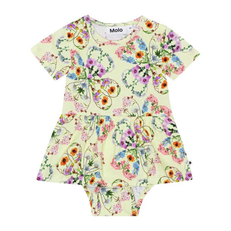 Bodies Babysuits Dziewczynka Molo Frannie Flower Love | PL0001254