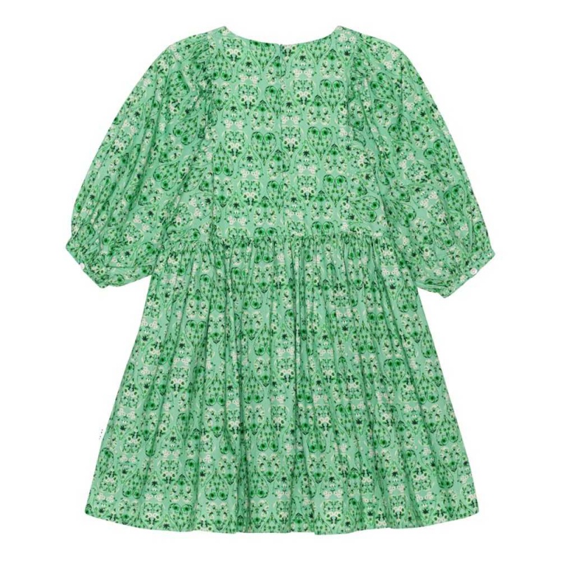 Dresses Dziewczynka Molo Caio Notes Of Green | PL0000256