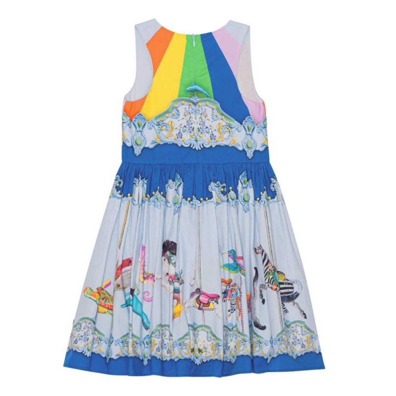 Dresses Dziewczynka Molo Caisi Sea Carousel | PL0000212