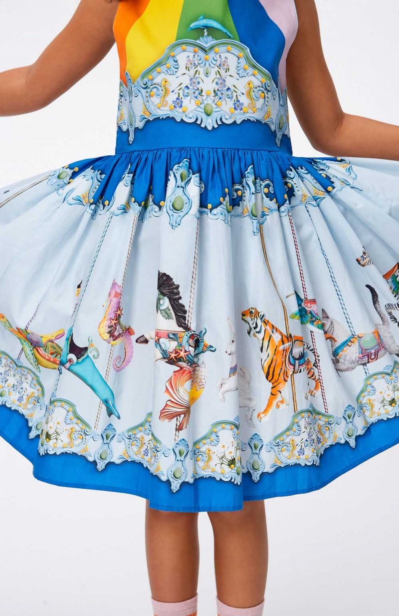 Dresses Dziewczynka Molo Caisi Sea Carousel | PL0000212