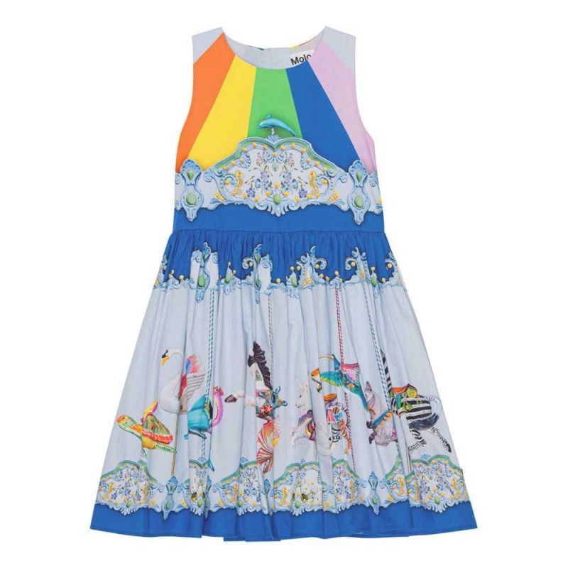 Dresses Dziewczynka Molo Caisi Sea Carousel | PL0000212