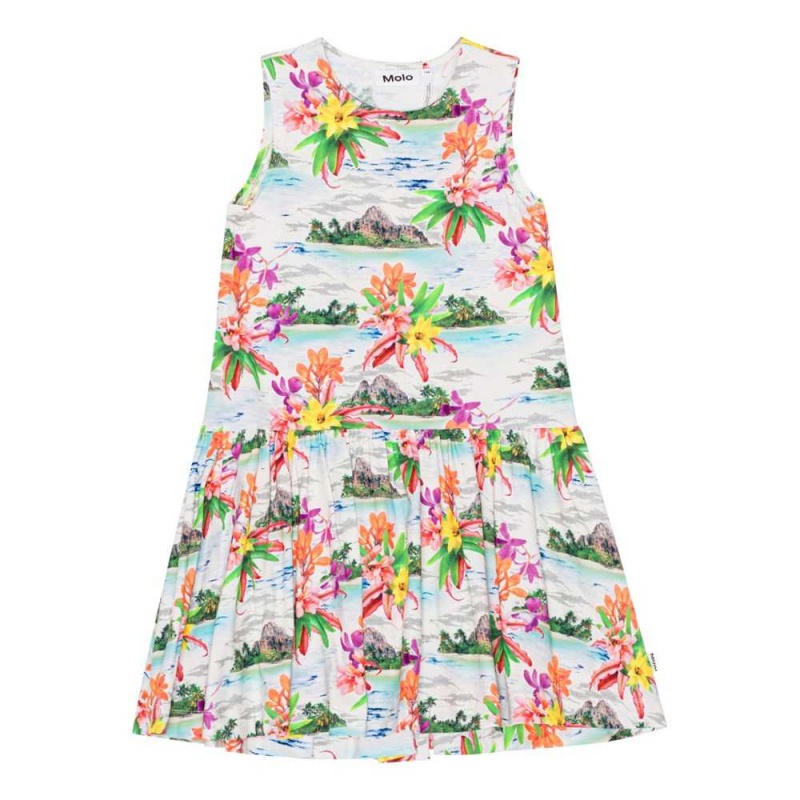 Dresses Dziewczynka Molo Candece Tropical Islands | PL0000229