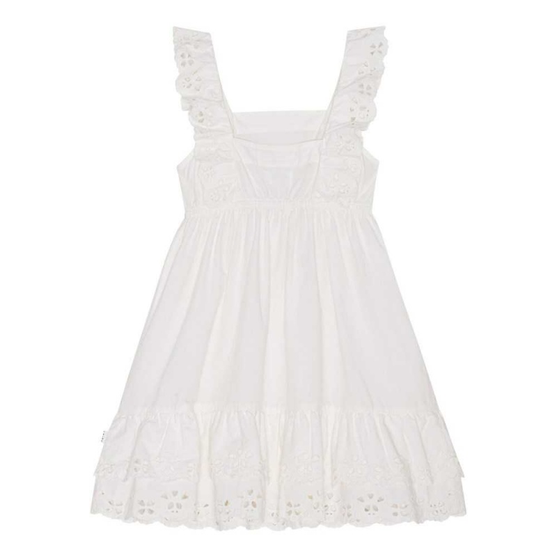 Dresses Dziewczynka Molo Ceelos White | PL0000210