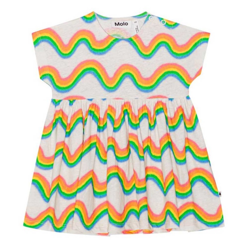 Dresses Dziewczynka Molo Channi Rainbow Mini | PL0001301