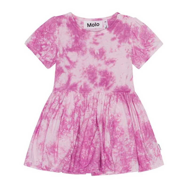 Dresses Dziewczynka Molo Cibi Purple Tie Dye | PL0001287