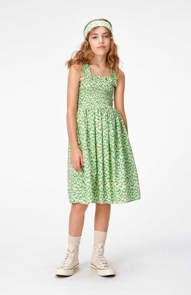 Dresses Dziewczynka Molo Cippe Green Leo | PL0000218