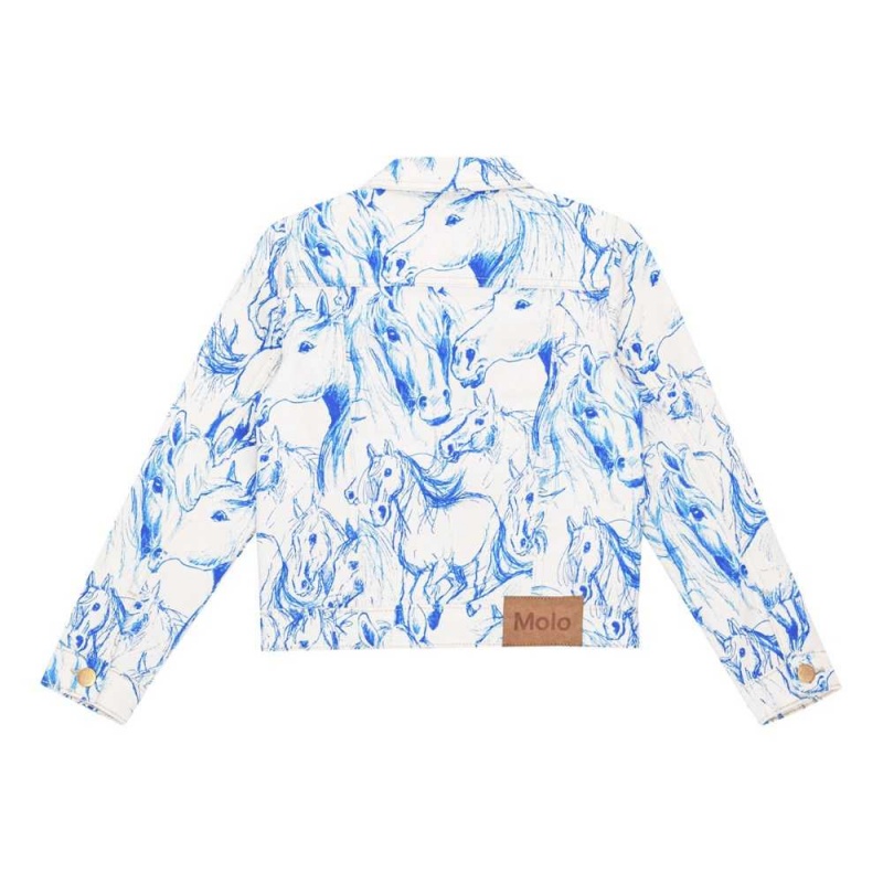 Jackets & Blazers Molo Heidi Blue Horses | PL0000016