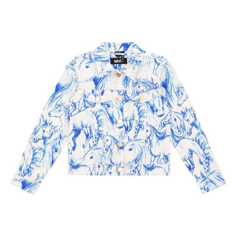 Jackets & Blazers Molo Heidi Blue Horses | PL0000016