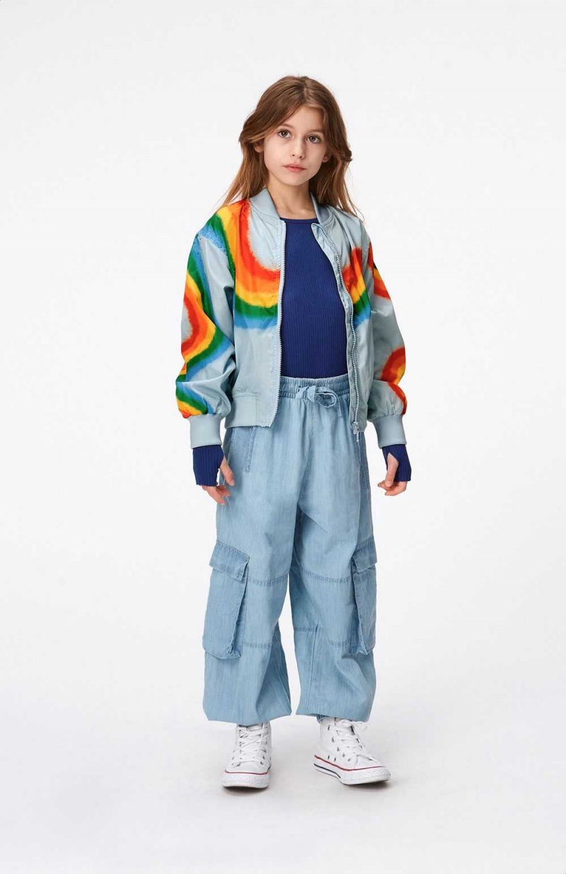 Jackets & Coats Molo Haliva Diagonal Rainbow | PL0000046