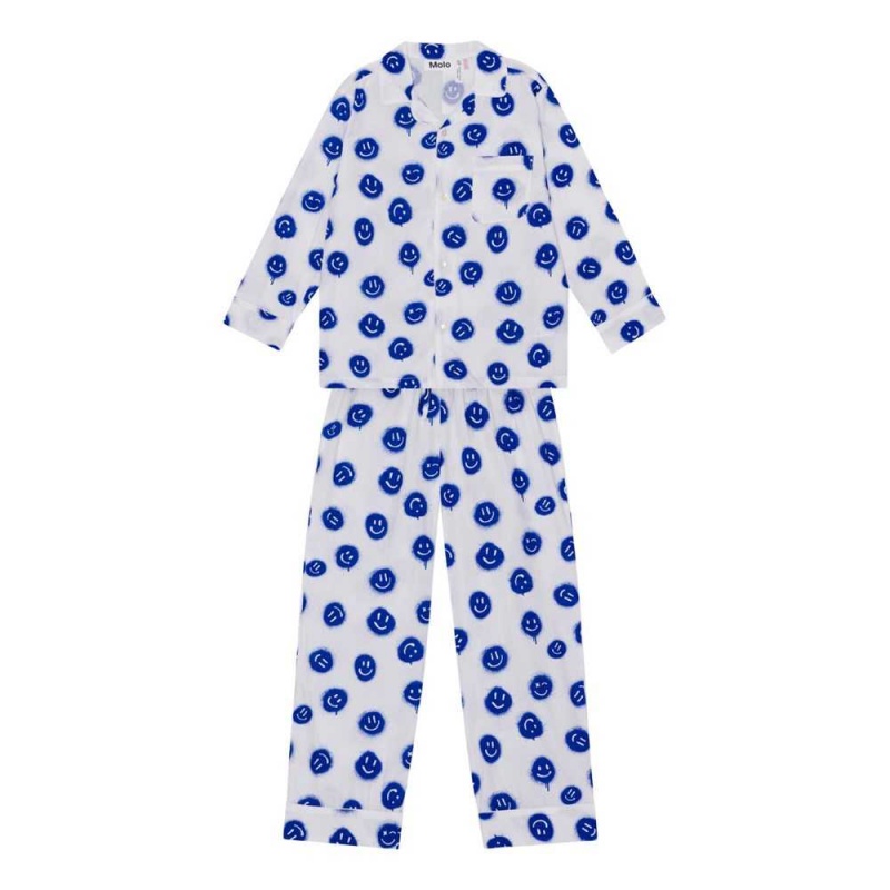 Nightwear Chłopięce Molo Lex Smiles White | PL0000884