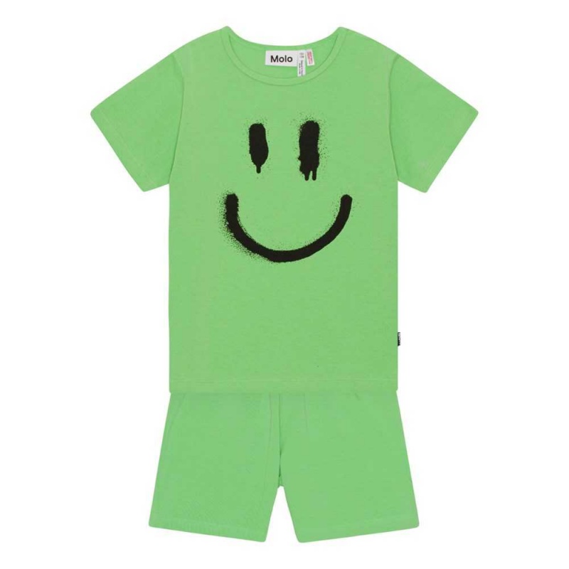 Nightwear Chłopięce Molo Luvis Grass Green | PL0000877