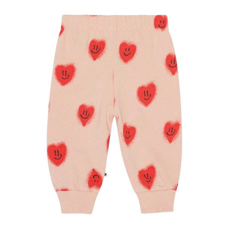 Pants Jeans Dziewczynka Molo Simeon Red Hearts | PL0001385