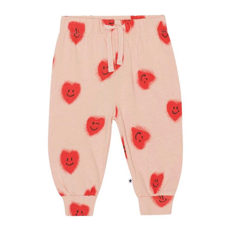 Pants Jeans Dziewczynka Molo Simeon Red Hearts | PL0001385