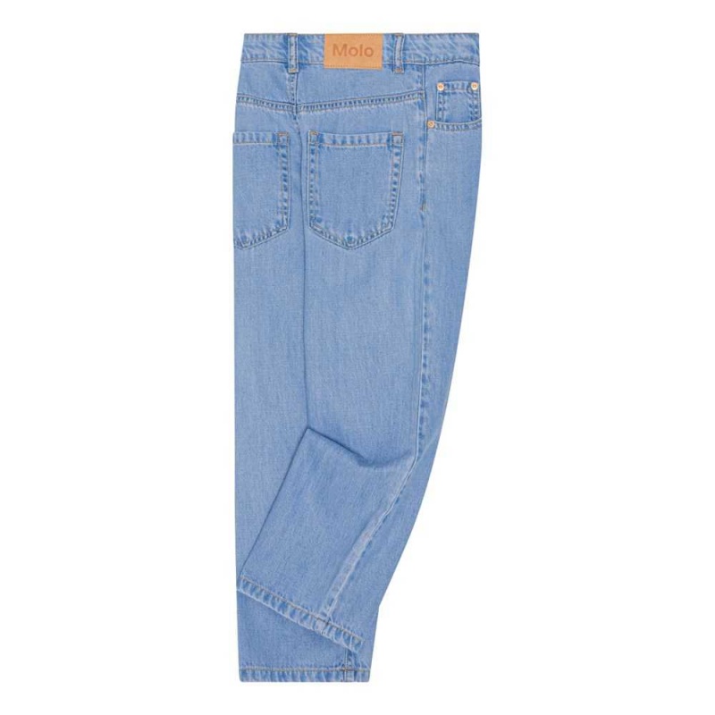 Pants & Jeans Chłopięce Molo Aiden Summer Wash Indigo | PL0000641