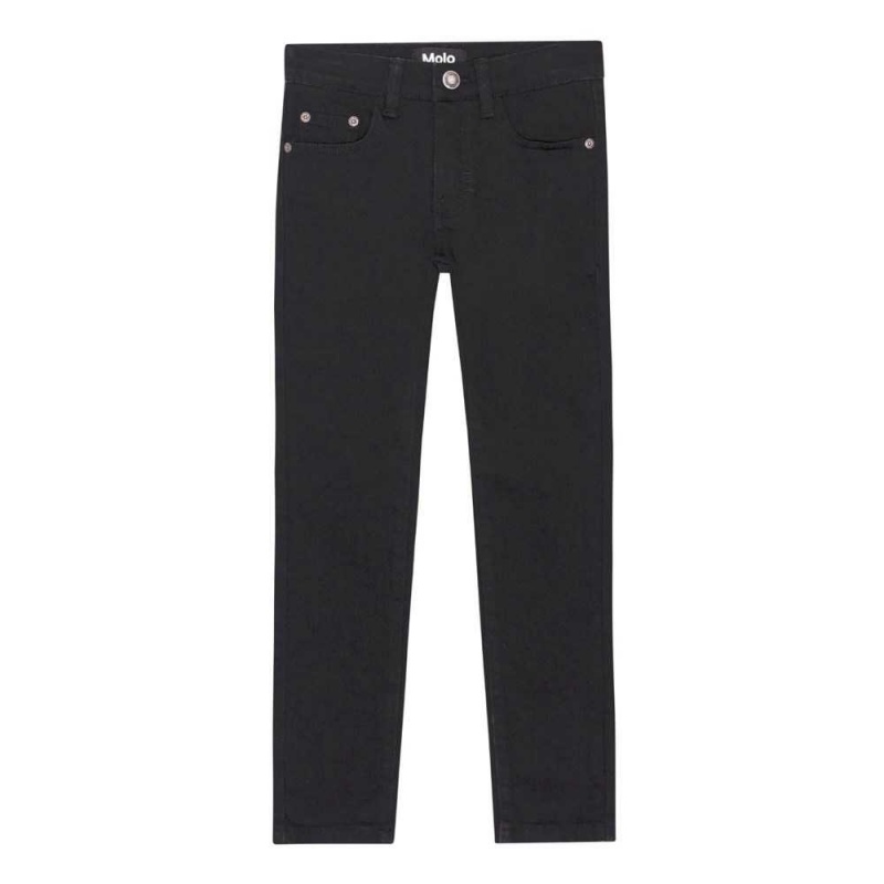 Pants & Jeans Chłopięce Molo Aksel Black Denim | PL0000670