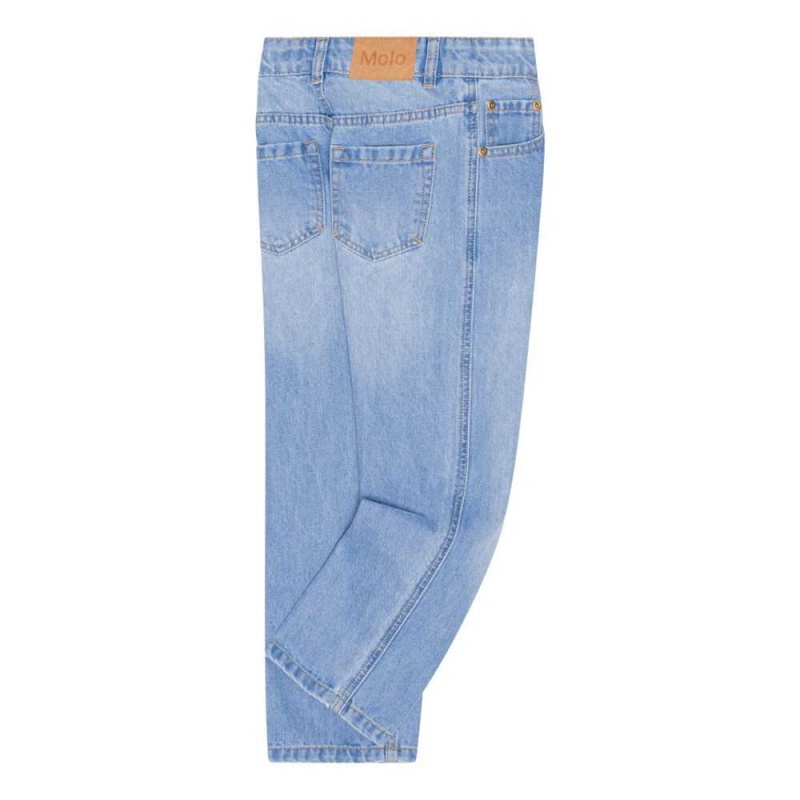 Pants & Jeans Chłopięce Molo Andy Lightblue Denim | PL0000647