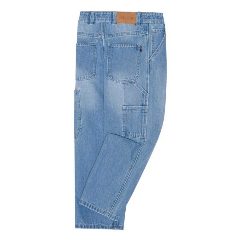 Pants & Jeans Chłopięce Molo Archer Lightblue Denim | PL0000653