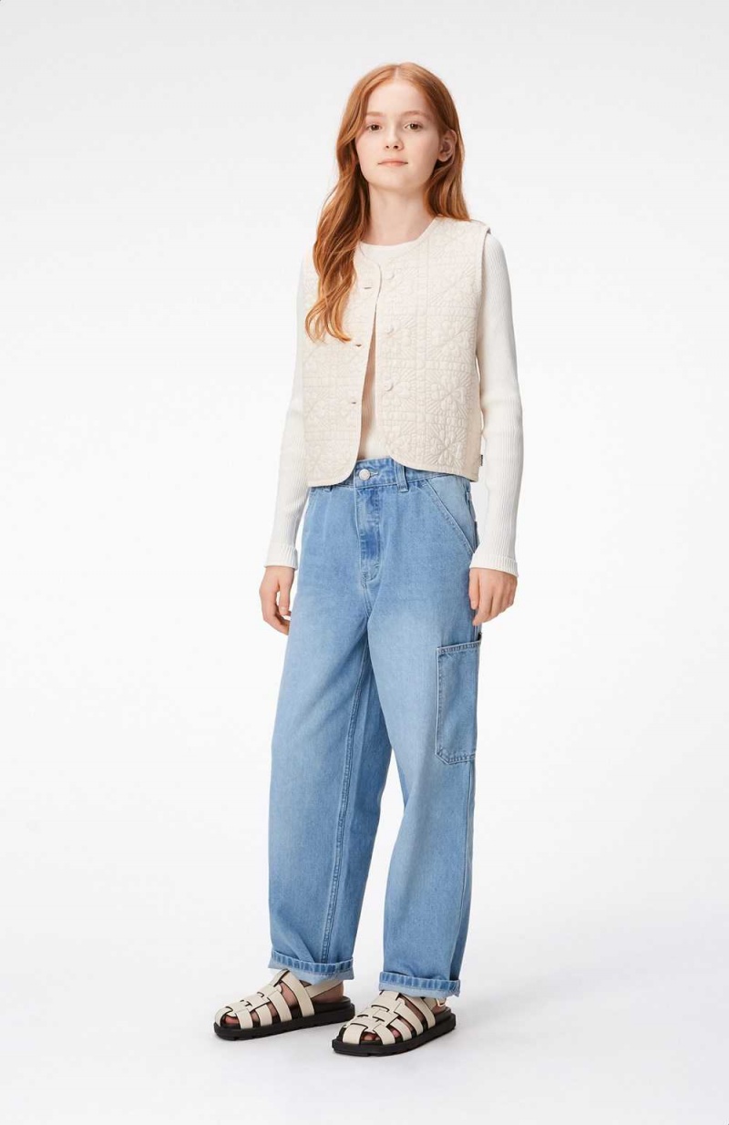 Pants & Jeans Chłopięce Molo Archer Lightblue Denim | PL0000653