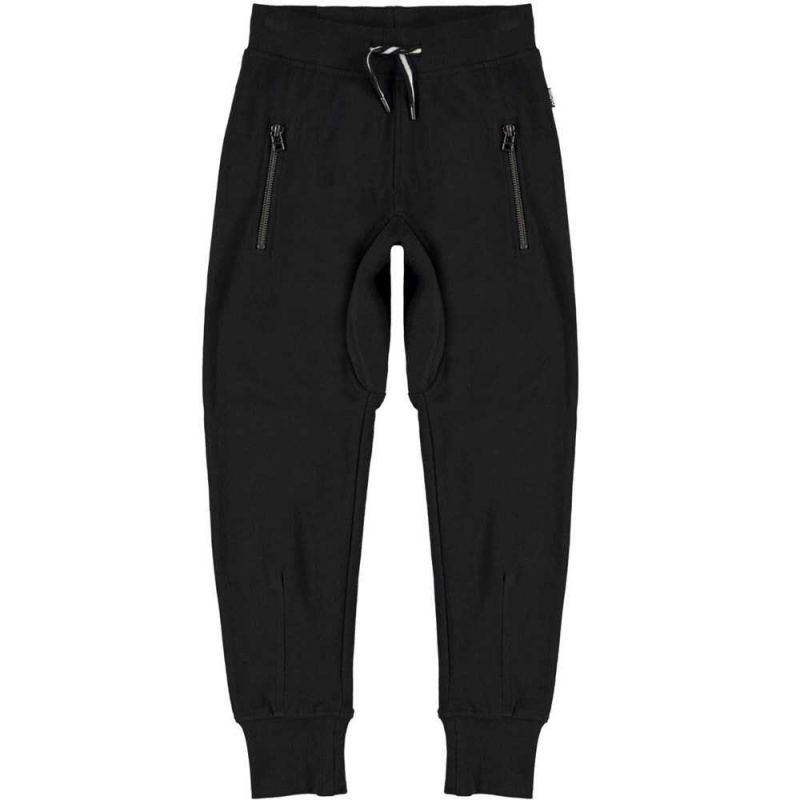 Pants & Jeans Chłopięce Molo Ashton Black | PL0000675