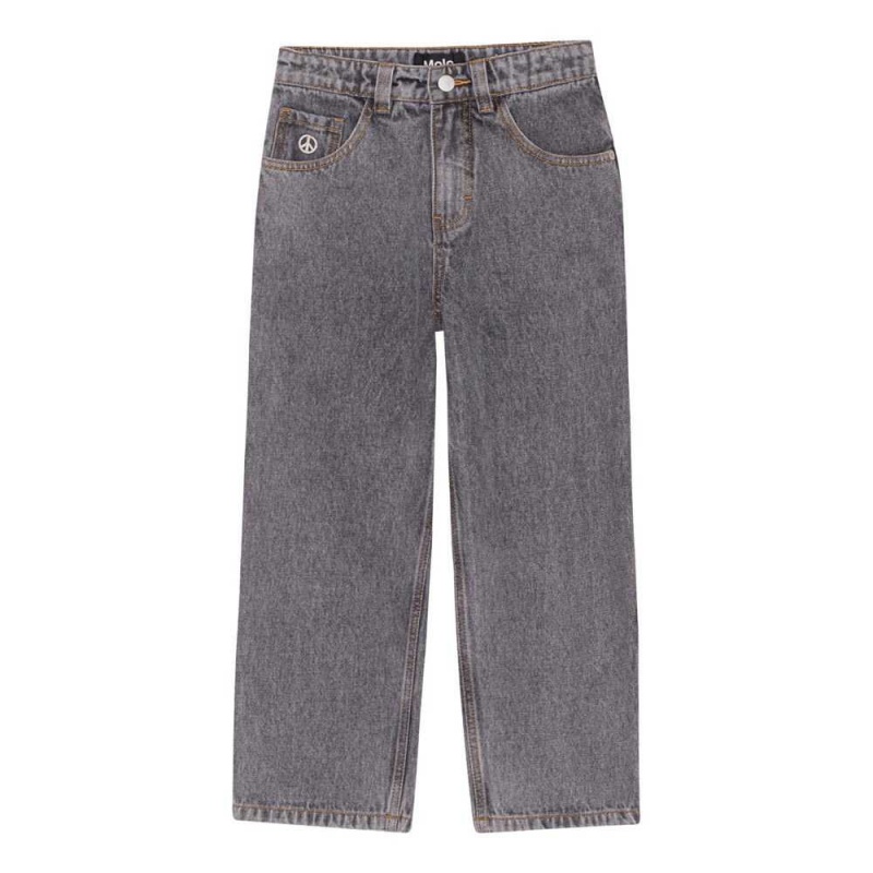 Pants & Jeans Chłopięce Molo Aska Black Washed | PL0000668