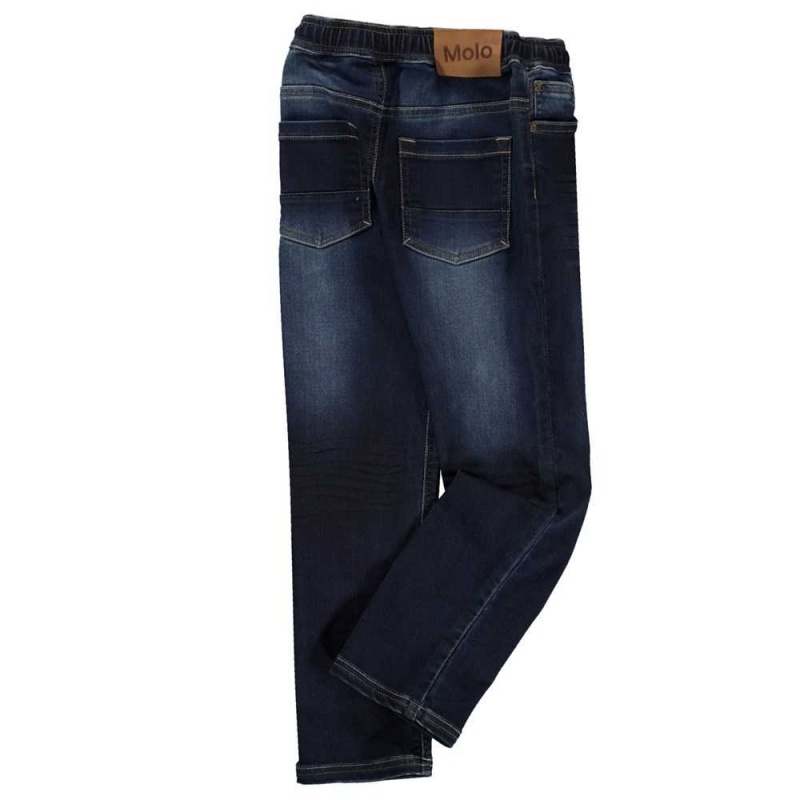 Pants & Jeans Chłopięce Molo Augustino Dark Indigo | PL0000674