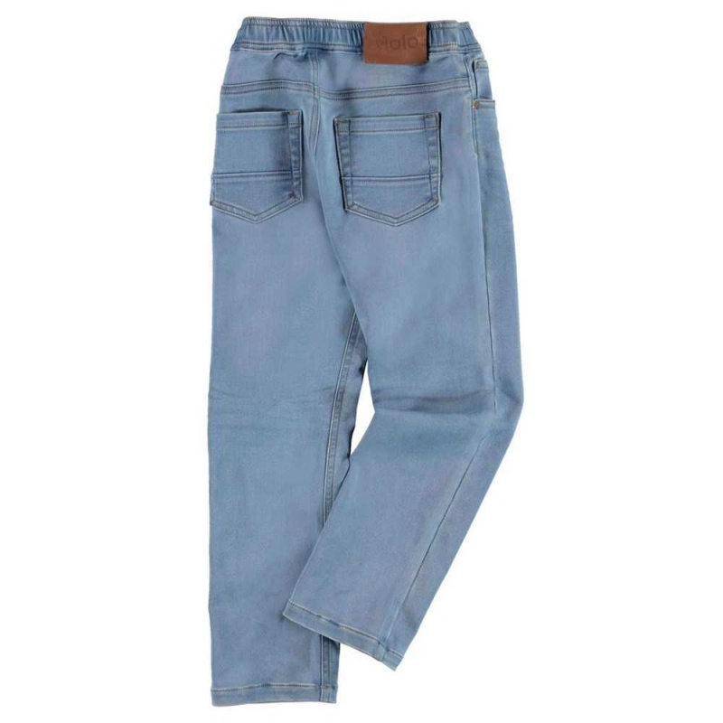 Pants & Jeans Chłopięce Molo Augustino Soft Denim Blue | PL0000677