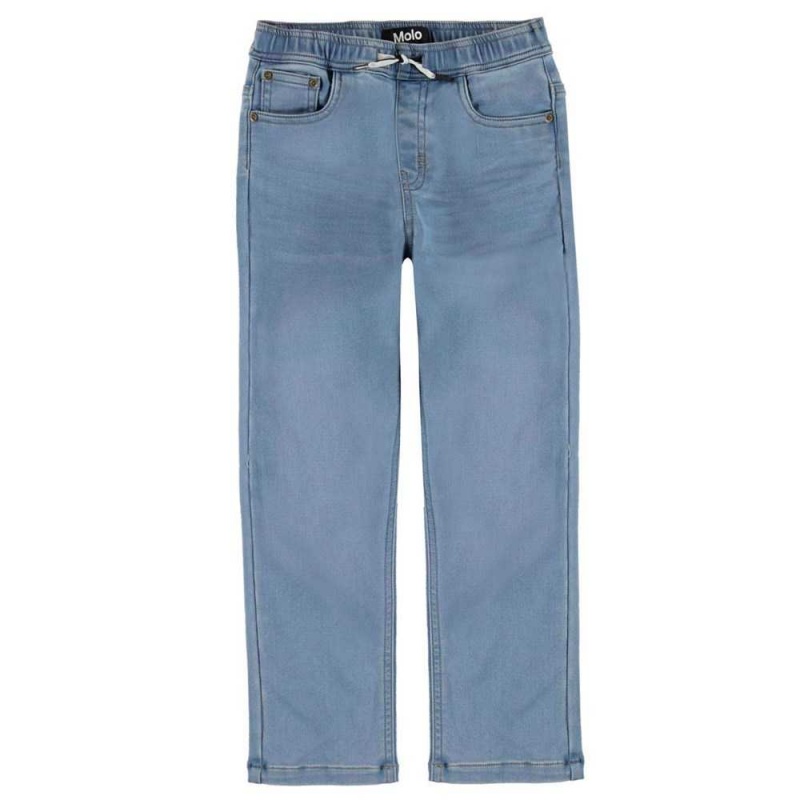 Pants & Jeans Chłopięce Molo Augustino Soft Denim Blue | PL0000677