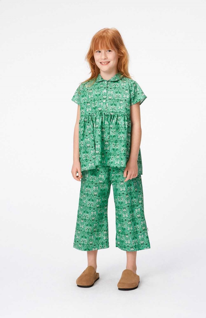 Pants & Jeans Dziewczynka Molo Abbi Notes Of Green | PL0000353