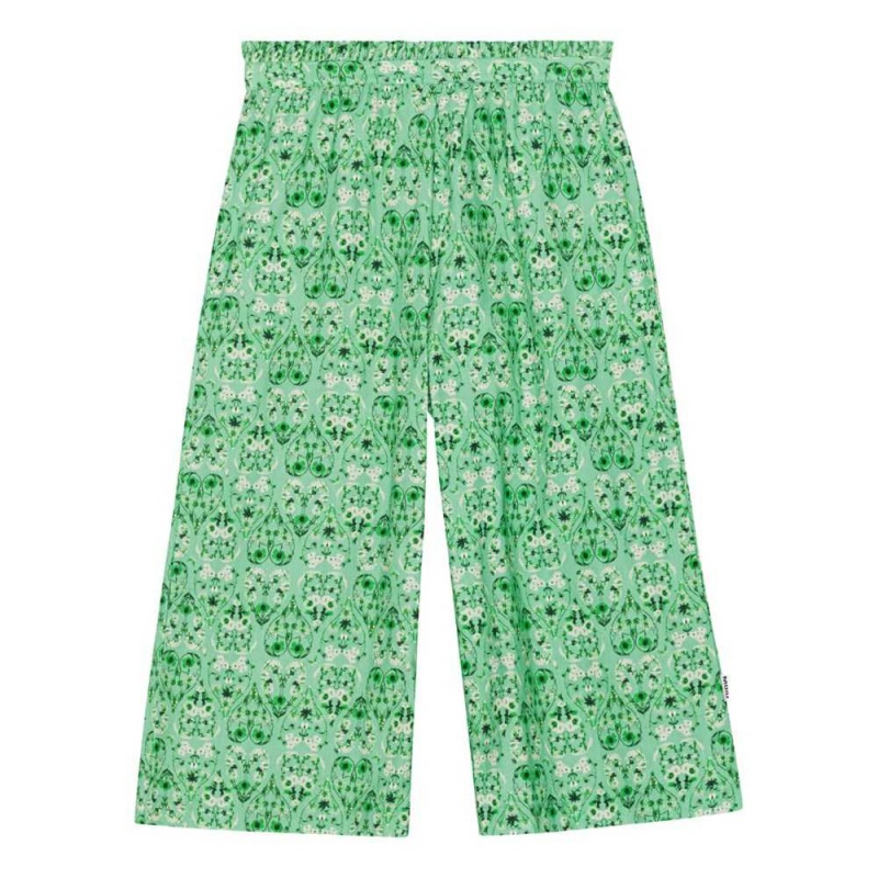 Pants & Jeans Dziewczynka Molo Abbi Notes Of Green | PL0000353