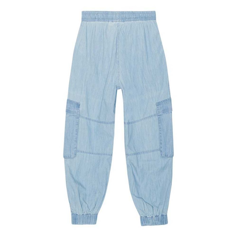 Pants & Jeans Dziewczynka Molo Aliki Summer Wash Indigo | PL0000366