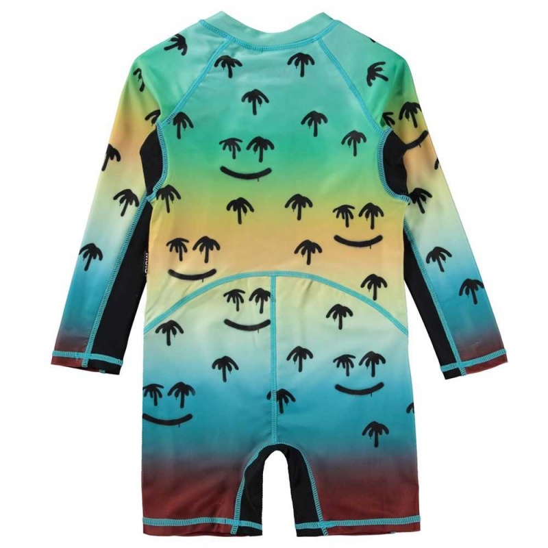 Rash guard suits Molo Neka LS Palm Spray | PL0001060